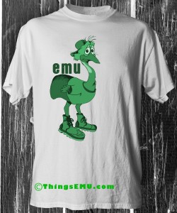 Emu just standing around.